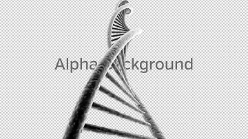 Rotating DNA Alpha Loop  Stock Motion Graphics