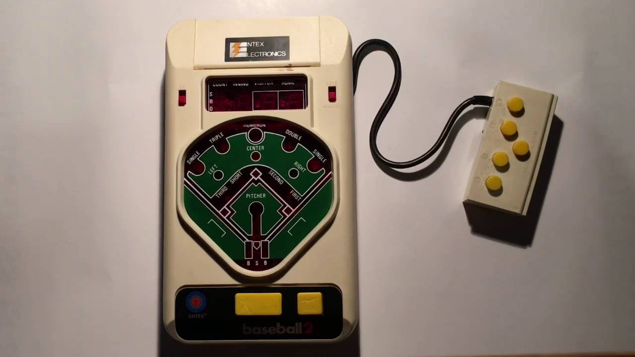 ELECTRONIC BASEBALL classic1970's  handheld pocket travel portable video game 