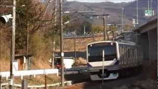 ＪＲ水戸線　2011/03/05　普通列車（E531系代走）