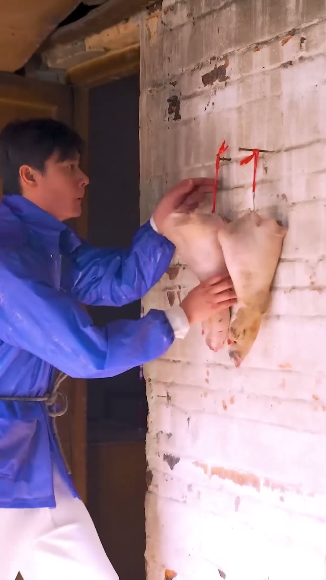 Meat Eating Battle 2  Using a toothpick as a nail can also explode a bicycle#funny #comedy #shor