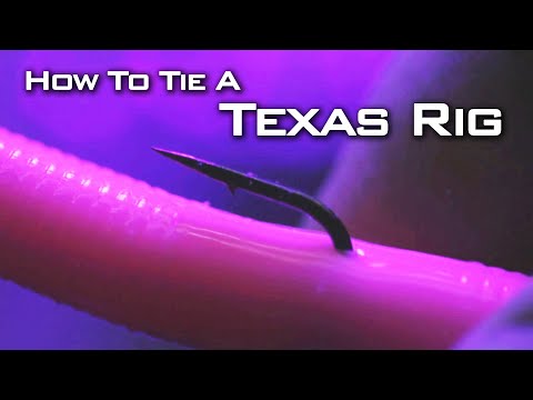 HOW TO TIE a Texas Rig  Ft Boneyard Bassin 