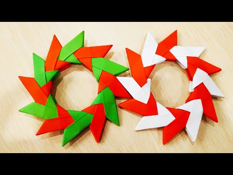  Membuat  hiasan  dinding paling mudah dari  kertas  origami  