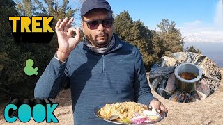 TREKKING & COOKING PANGOT NAINITAL | Cooking At 9000 Feet ASL | Uttarakhand Trek & Cook | Nainital