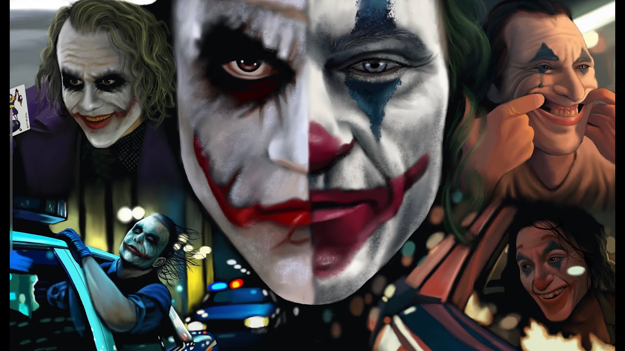 Tale of Two Jokers Digital Painting - YouTube