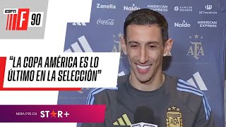 "LA DECISIÓN ESTÁ TOMADA, NO SIGO LUEGO DE LA COPA AMÉRICA", Fideo Di María mano a mano en #ESPNF90