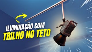 STUDIO LIGHTING USING CEILING TRACKS AND SPENDING LITTLE screenshot 4