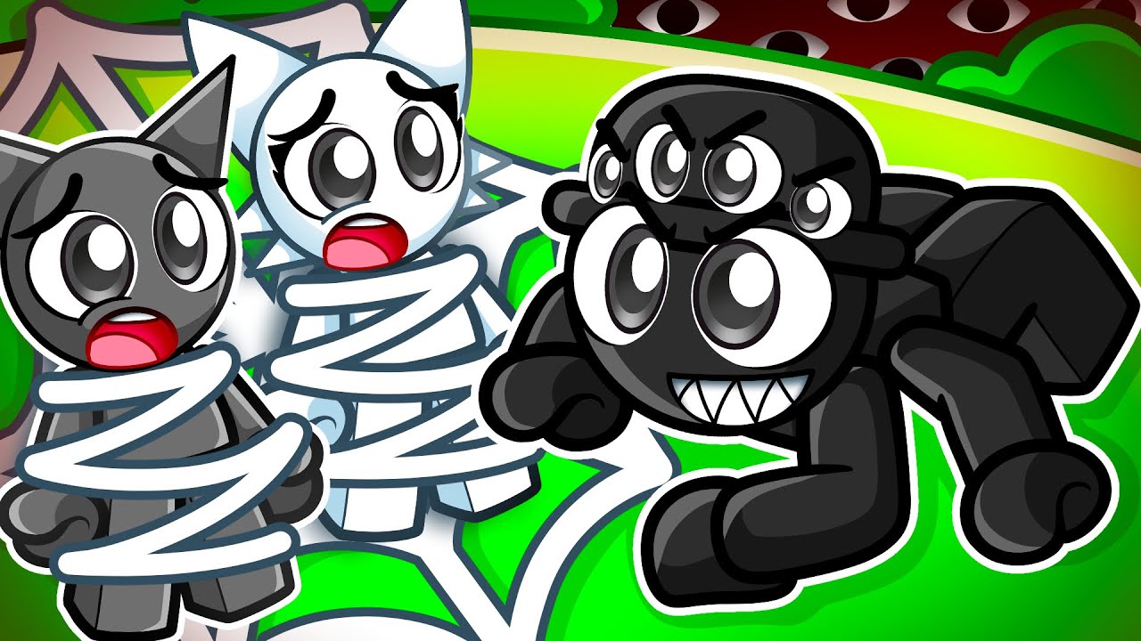 Black virou uma ARANHA GIGANTE e ATACOU os Sprunki!