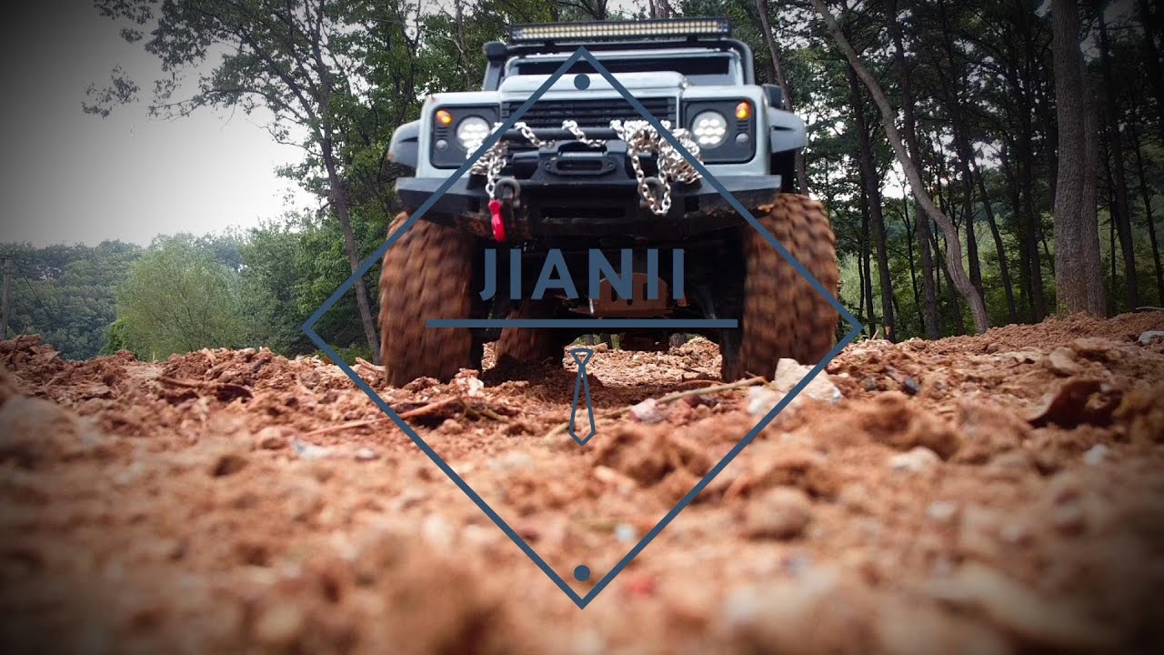 RC Car | Traxxas TRX4 Defender (with mavic mini)  | off-road drive | #4.