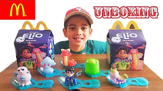 ELIO Mcdonalds Happy Meal Toy Collection | McDonalds Unboxing