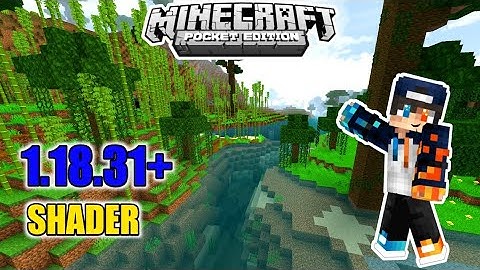 BEST MCPE SHADER WORK ON 1.18.31 UPDATE | Render dragon shader mcpe | @JERRY MOUSE GAMING