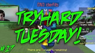 "SHARP 6 + DOUBLE HEADER!" - Try Hard Tuesday #17 (Hypixel Mega Skywars)