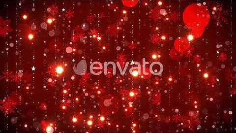Red Snowflakes | Motion Graphics - Videohive template