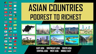 ASIA'S POOREST TO RICHEST COUNTRIES