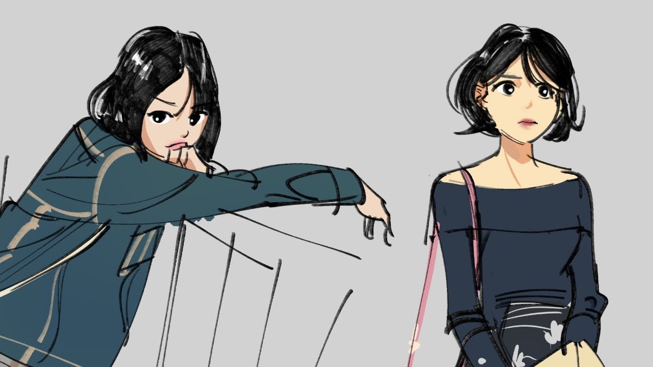 Drawing Girls Pt.1 | Daily fashion sketch 