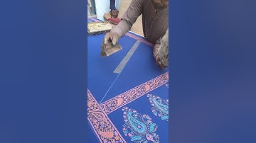 PrintCraft Mastery: Elevate Your Textile Creations with Block Printing Brilliance #blockprint #saree