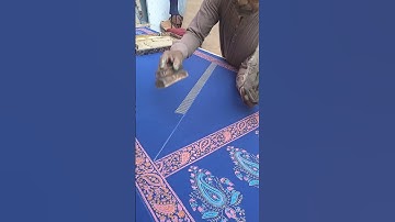 PrintCraft Mastery: Elevate Your Textile Creations with Block Printing Brilliance #blockprint #saree