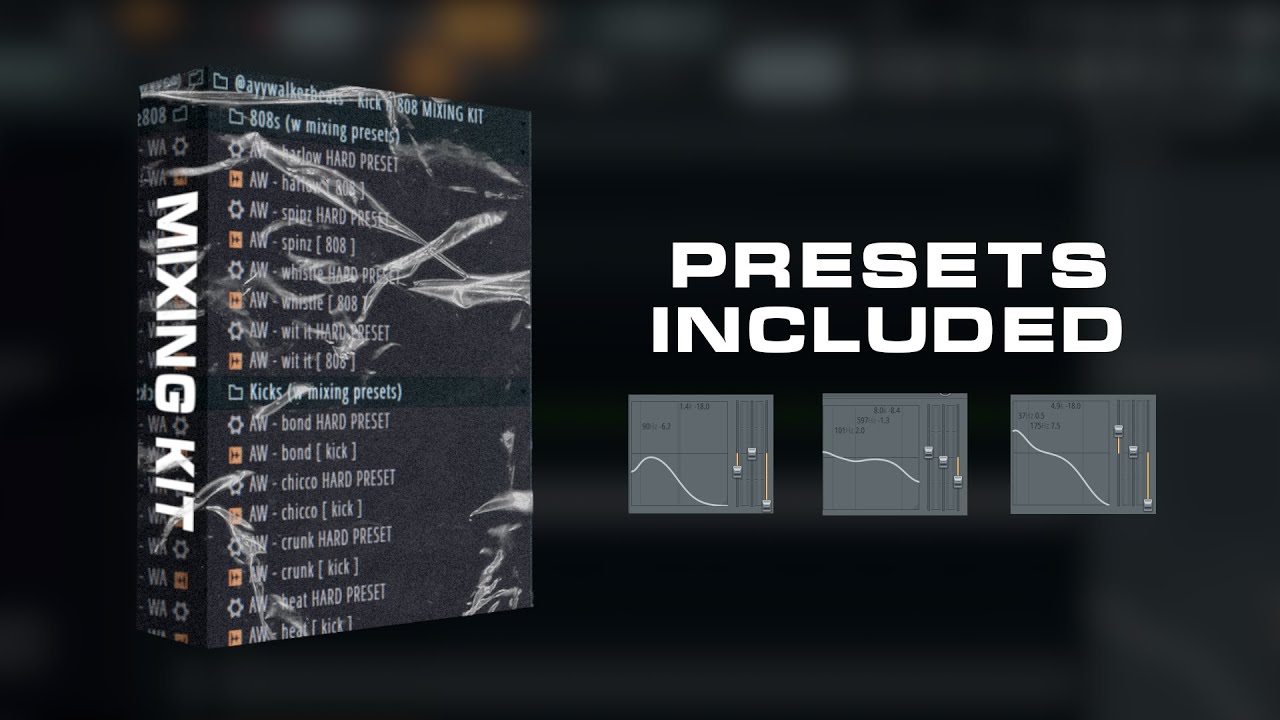 Hard Kick & 808 MIXING KIT 2025 | How To Make Your Kicks & 808s HARD In FL STUDIO 20