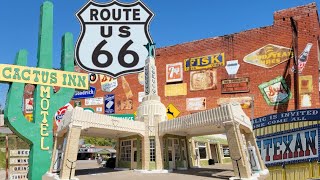 Route 66 Elk City Oklahoma  to Amarillo Texas (Day #12) Big Texan National 66 Museum Erick
