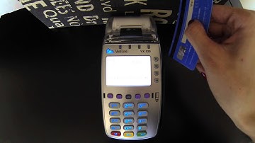 VX520- How to Process a Credit Card