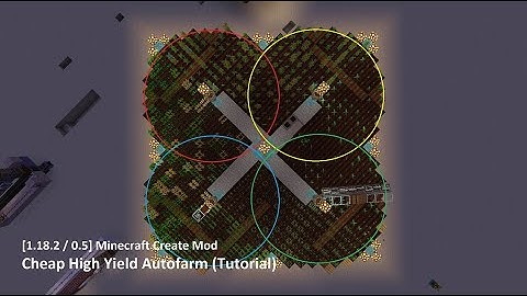 Minecraft Create [0.5] - Cheap High Yield Auto Farm (Tutorial)