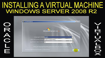 Installing Windows Server 2008 R2 in Oracle Virtualbox