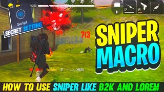 HOW TO USE DOUBLE SNIPER LIKE B2K AND LOREM IN PC | HOW TO USE SNIPER MACRO IN BLUESTACKS screenshot 4