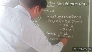 Class XII maths Binary operations Exercise 1.4 Q 2 part. ii,iii.
