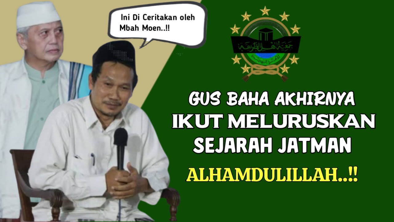Alhamdulillah‼️Gus Baha Ikut Meluruskan Sejarah Jatman - Riwayat Dari Mbah Moen