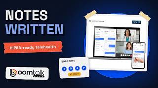 HIPAA-Ready Telehealth Platform with AI SOAP Notes | BoomTalk Live