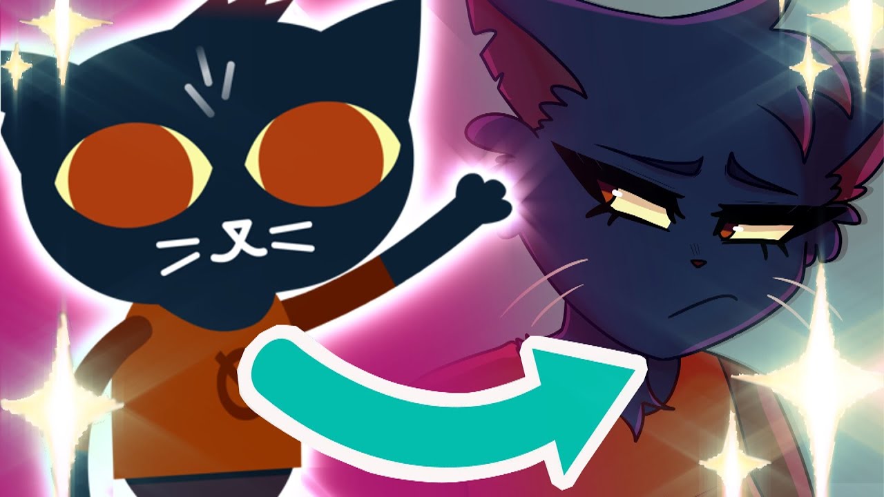 🌙 🐈 Drawing Mae Borowski from Night In The Woods // FULL COLOR # ...