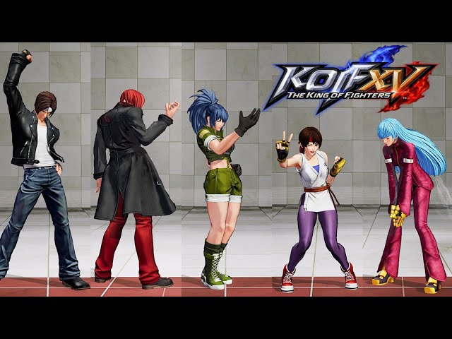 KOF XV - Win Poses (All Characters) - YouTube
