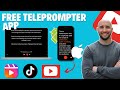 BEST FREE Teleprompter App For YouTube Videos (Mobile & Desktop - Step-by-Step)
