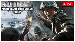 Call of Duty 2 - Part 2 | Panda's Playthrough Stream