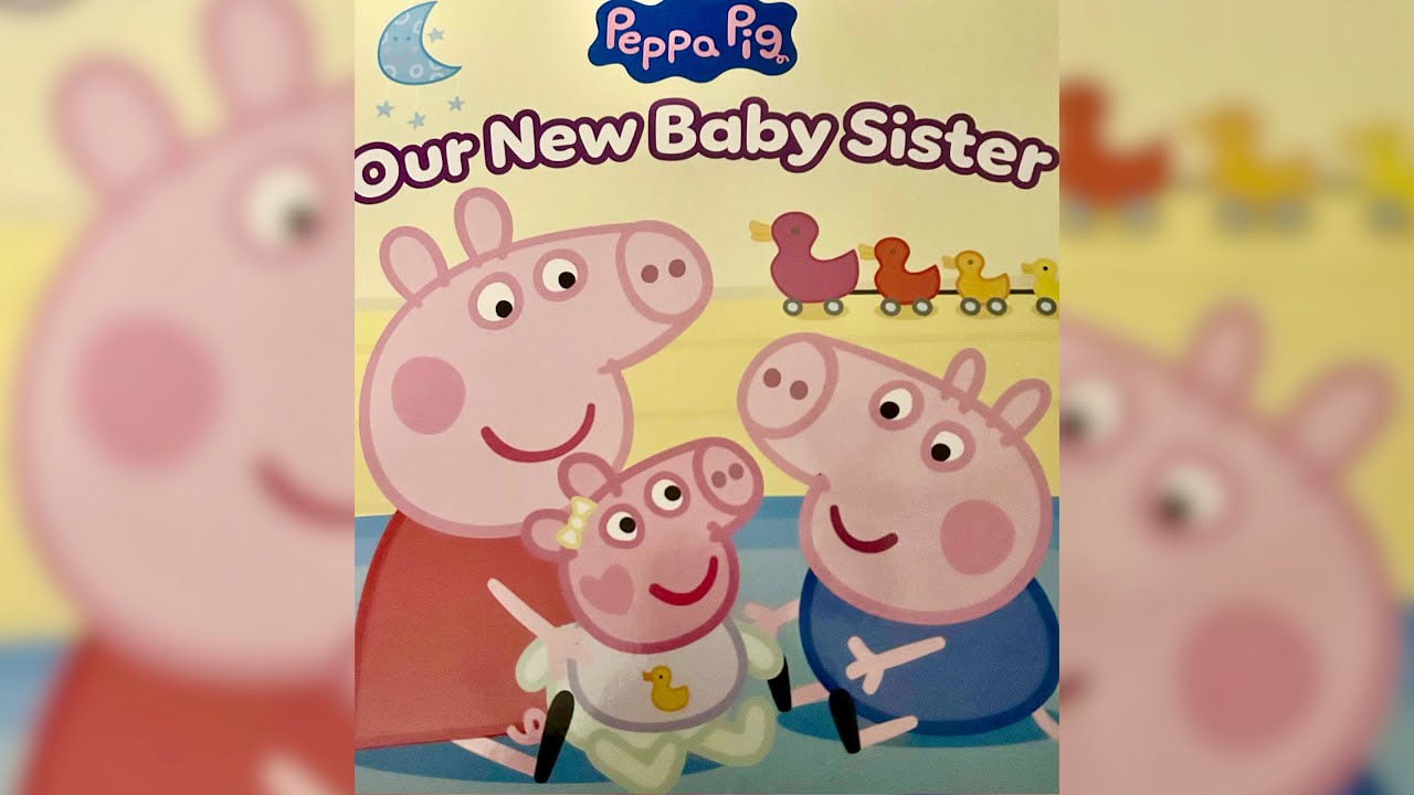 Our new baby sister 🐷 🍼 