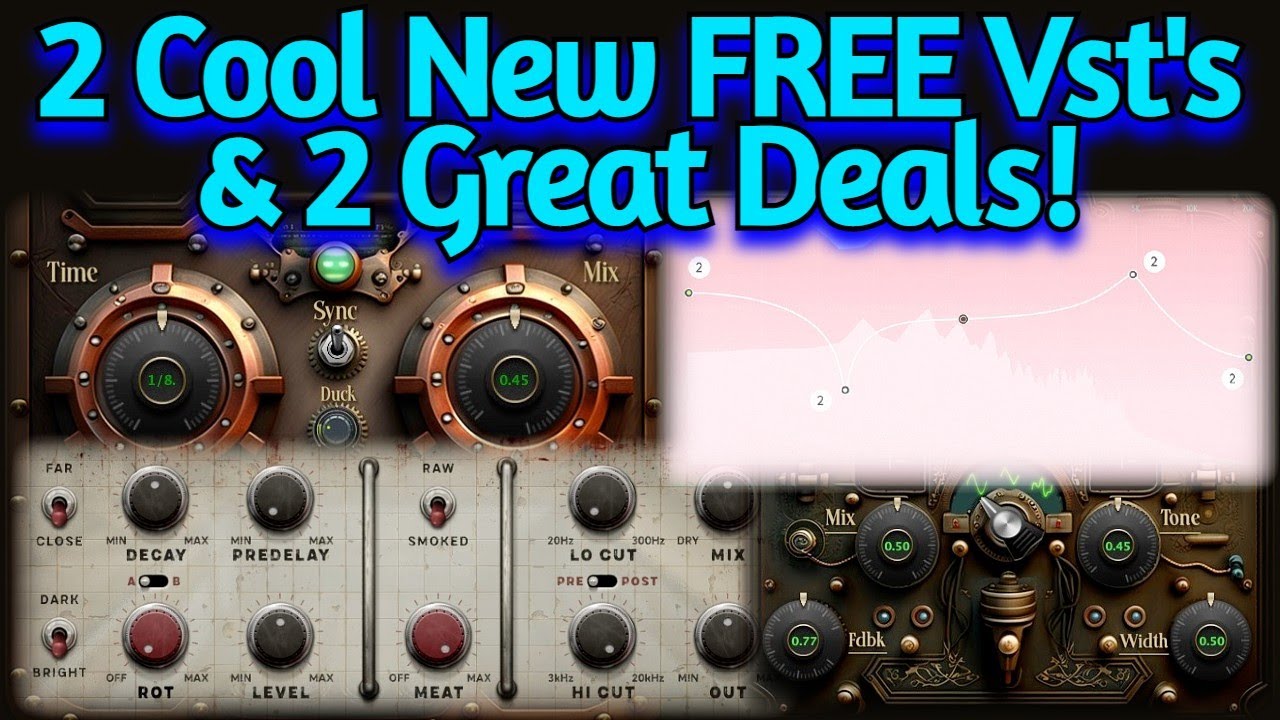 2 New FREE VSTs & Vst Deals - Aurora Dsp, Greenoak & Baby Audio