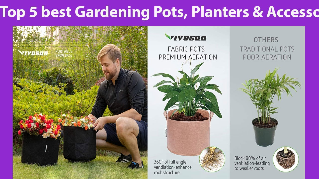 Top 5 best Gardening Pots, Planters & Accessories in 2020