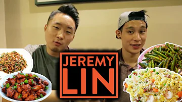 Eating Americanized Chinese Food w/ JEREMY LIN | Fung Bros