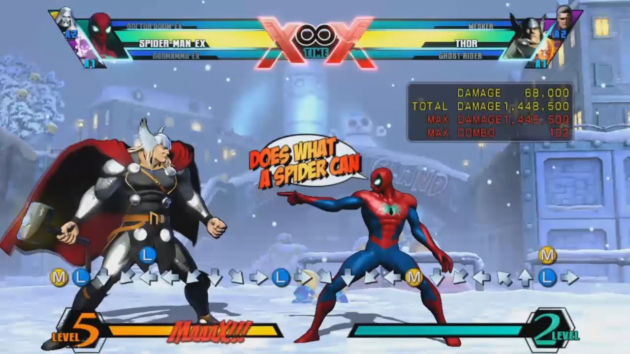 UMVC3 EX - SPIDER-MAN INFINITE!