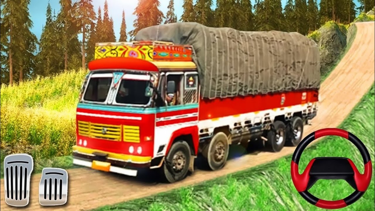 Indian Trucks Simulator 3D Gameplay Truck wala Game Realistic