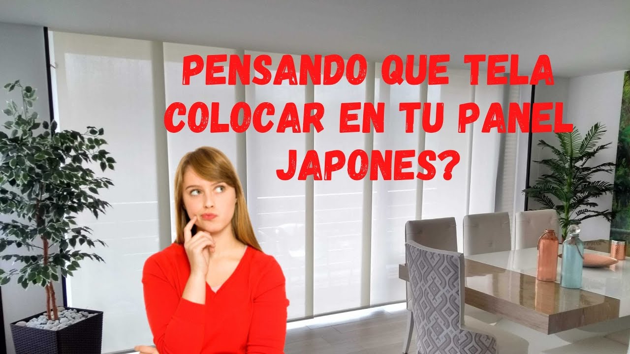 QUE TELA ESCOGER AL MOMENTO DE ADQUIRIR UN PANEL JAPONÉS / PERSIANAS Y CORTINAS BELLOS ESPACIOS