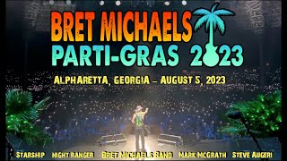 Bret Michaels Parti-Gras 2023 - Alpharetta, Georgia 08/05/2023
