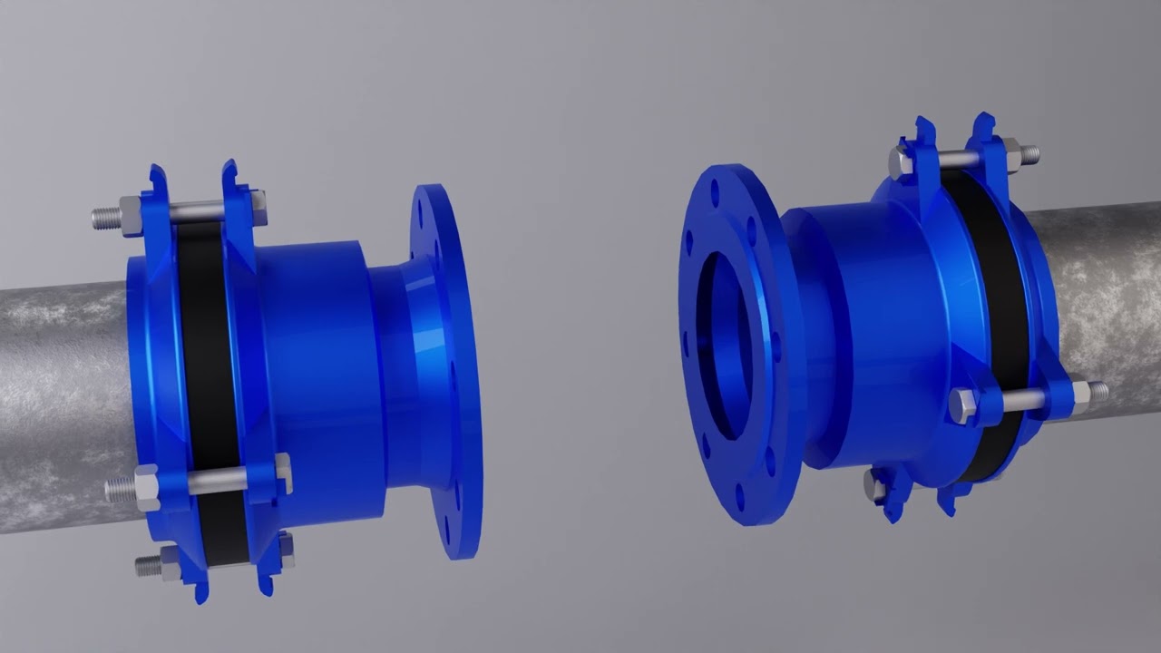 Anborrning och blockering VA-ledning - Animation