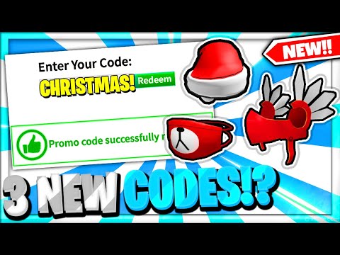 ALL 3 NEW DECEMBER Roblox Promo Codes on ROBLOX 2021! NEW Event Promo Codes And FREE Items! 2021