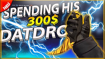 HE LET ME SPEND HIS 300$ on DATDROP BATTLES! 🔥 Big Profit or Big F?