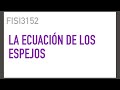 La Ecuación de los Espejos