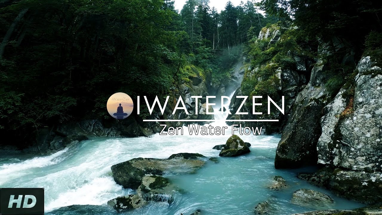 Zen Waterfall 3Hour of Tranquility with Soothing Water Flow for