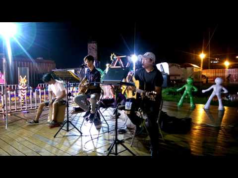 20160904 艾克樂團 - 查查 吳仲恩 陳泰瑋 - 你是我的溫柔 ( 原唱 : 劉德華 ) - 三重星光夜市 - 街頭藝人展演