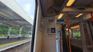 Onboard 444003 Departing Brockenhurst