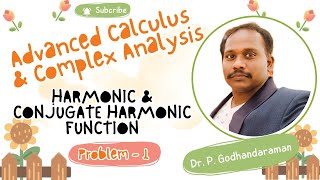 7. Problem 1 -Harmonic,Conjugate Harmonic Function,f(z)-Analytic Function-21MAB102T -Engg. Maths II