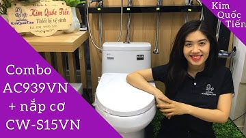 KIMQUOCTIEN.COM I Combo : Bồn cầu inax AC939 + Nắp rửa cơ CW-S15VN